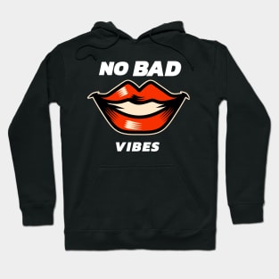 No Bad Vibes Smiley Face Hoodie